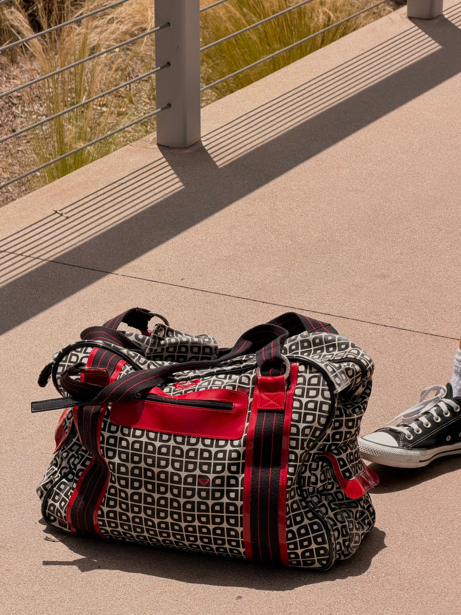 Vintage Roxy Gym Duffel Bag