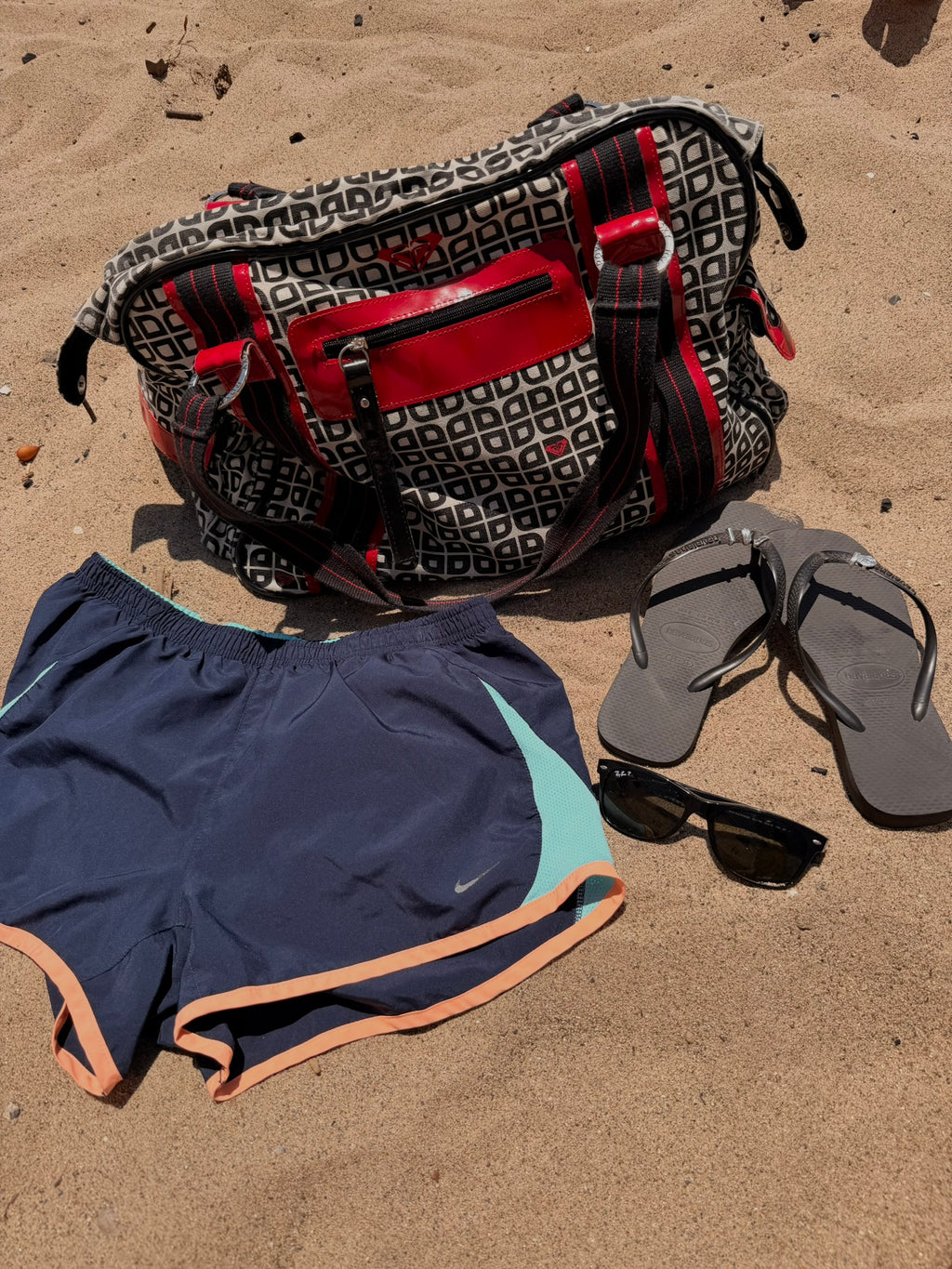 Vintage Roxy Gym Duffel Bag