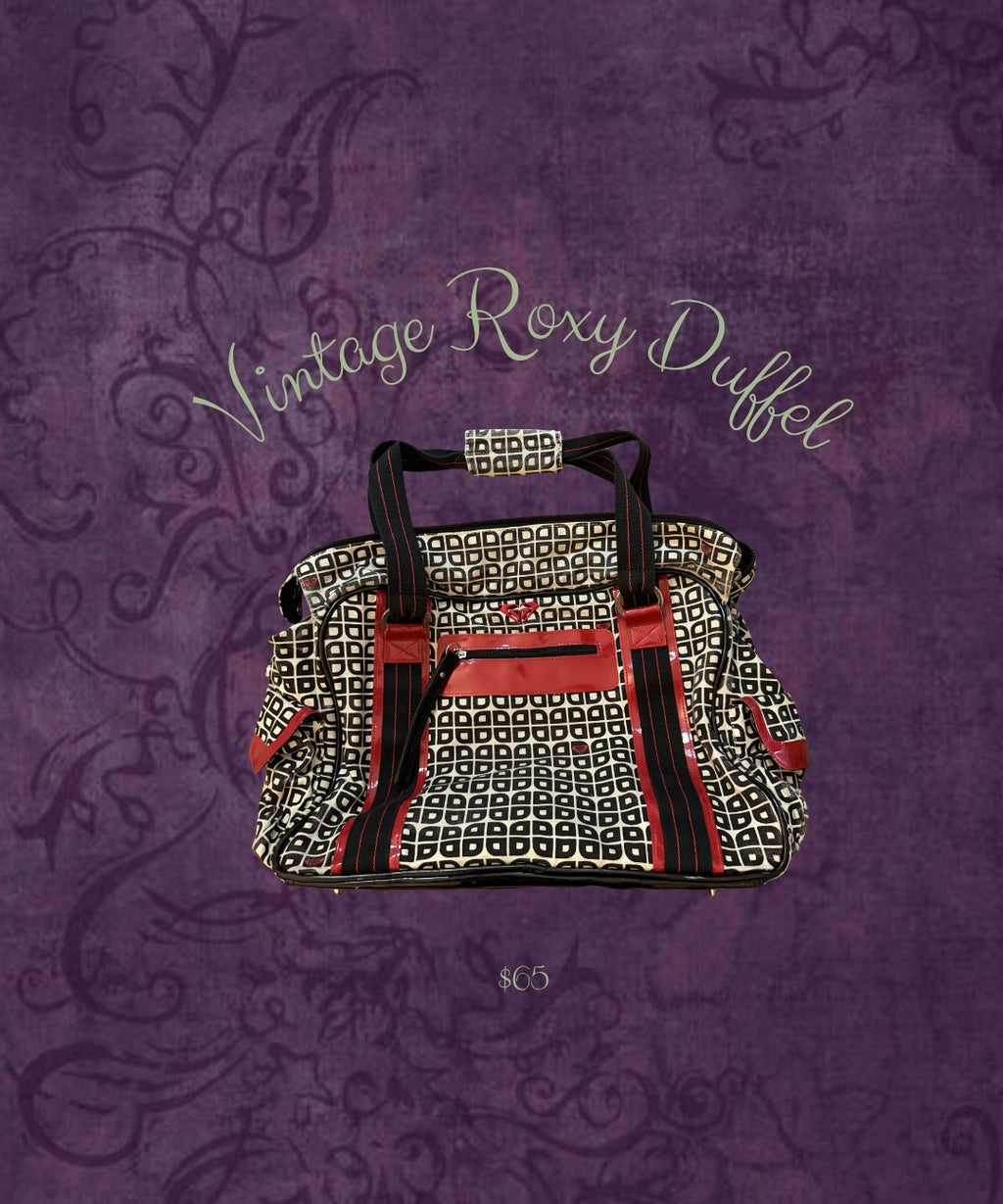 Vintage Roxy Gym Duffel Bag